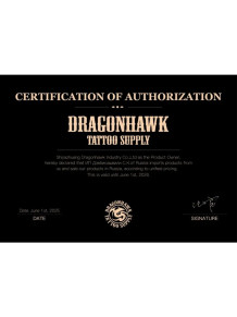 Тату-машинка DragonHawk Mast P10, RCA, ход 3,5 мм